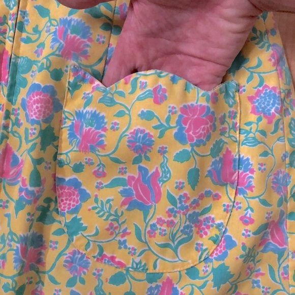 Vintage 60s or 70s Lilly Pulitzer skirt with scalloped details - Picture 4 of 10